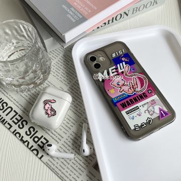 Pink Mew iPhone Samsung Case