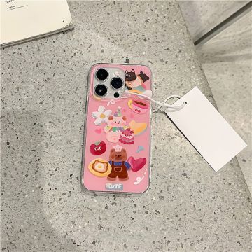 Cute Bear Cake iPhone Case