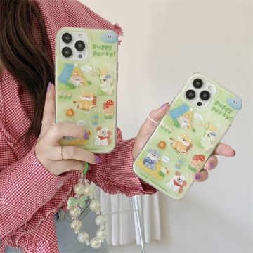 Green Dog Bracelet iPhone Case