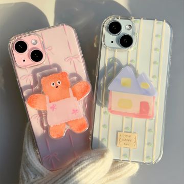 Happy Home Bear iPhone Case