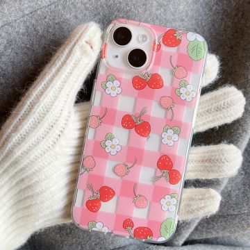 Strawberry Gingham iPhone Case