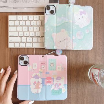 Bubble Magic Bunny Wallet Phone Case