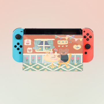 Candlelight Dinner Bear Nintendo Switch Case