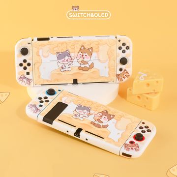 Cheese Shiba Inu Kitten Nintendo Switch Case