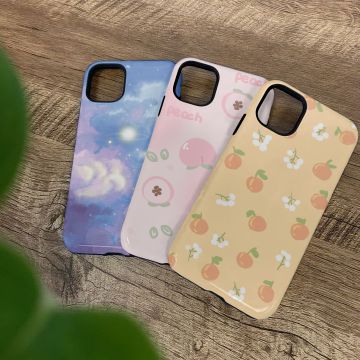 Celestial Peach Phone Case