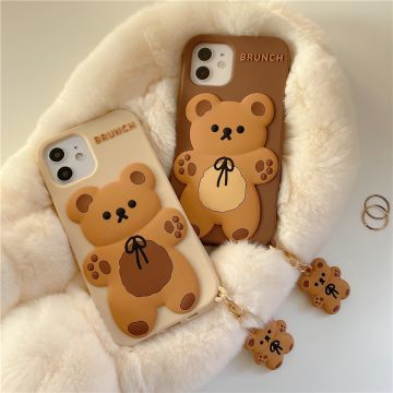 Cute Brunch Teddy Bear iPhone Case