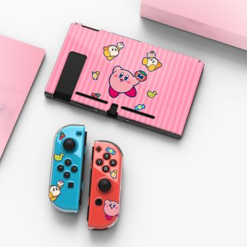 Cute Jumping Kirby Nintendo Switch Case