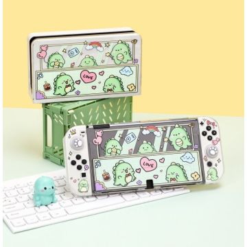 Dinosaur Rainbo Nintendo Switch Case