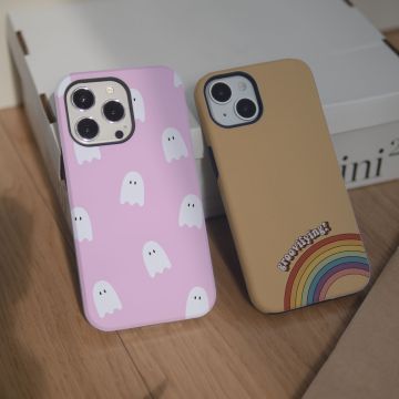 Pink Ghost iPhone Android Phone Case