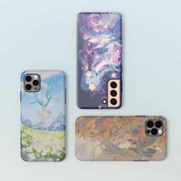 Hatsune Miku Colorful Flowers Phone Case