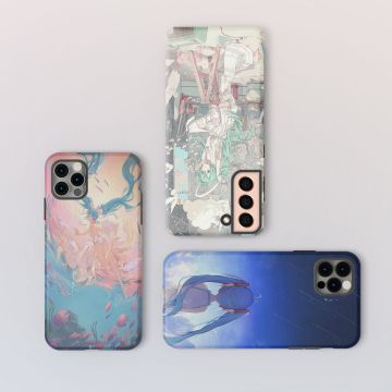 Hatsune Miku Hand-painted Style Phone Case