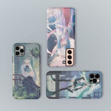 Hatsune Miku Beautiful Flowers Phone Case