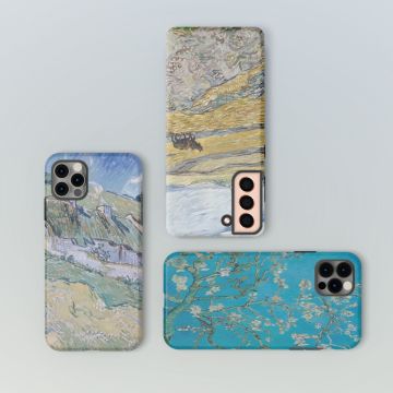 Evening Landscape with Rising Moon Art Van Gogh Phone Case