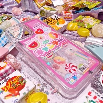 Japanese Sweet Candies Glitter iPhone Case