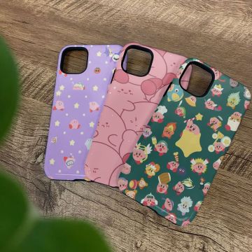 Cute Kirby Partten Japan Anime Phone Case