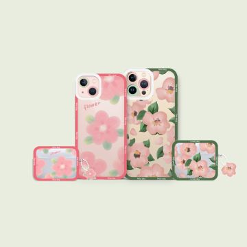 Pink Pastel Flower Phone Case