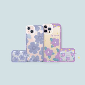 Summer Purple Flowers Phone Case