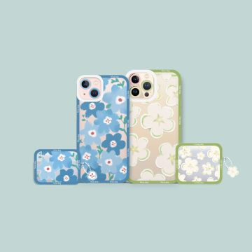 Pastel Iris Flowers Phone Case