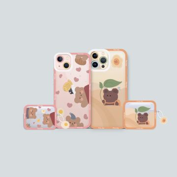 Cartoon Explorer Bear Phone Case