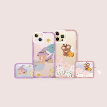 Bear Bee Witch Phone Case