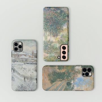 View of Argenteuil in the Snow Art Monet Phone case