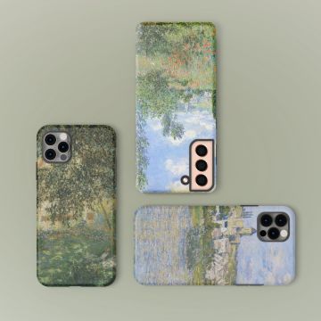 Relaxing in the Garden, Argenteuil Art Monet Phone case