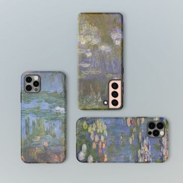 Water Lilies, Yellow and Lilac Art Monet Phone case