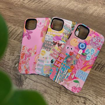 Pink Kawaii Groove Phone Case