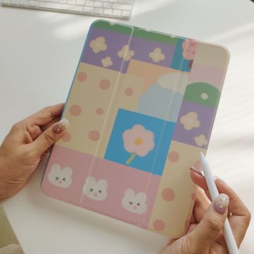 Pastel Sakura Bunny iPad Kindel Case