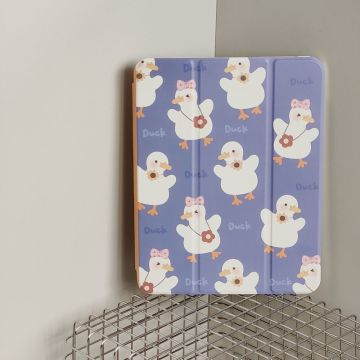 Sunflower Ducklings Sisters iPad Kindel Case