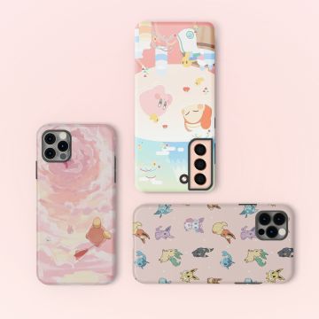 Pink Kirby Cloud Phone Case