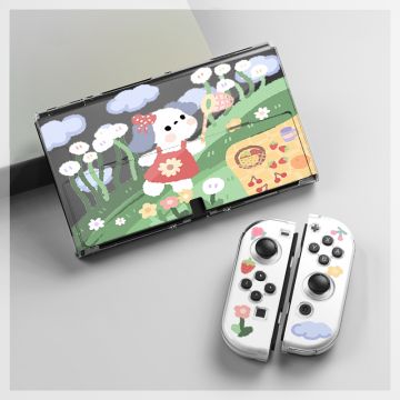 Puppy Dandelion Picnic Nintendo Switch Case