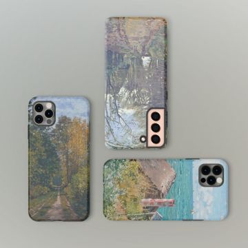 Wooded Path Art Monet Phone case