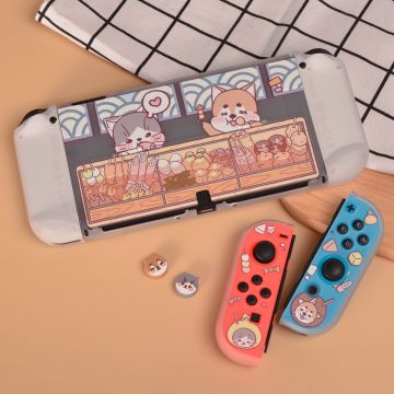 Shiba Inu Kitten Eating Nintendo Switch Case