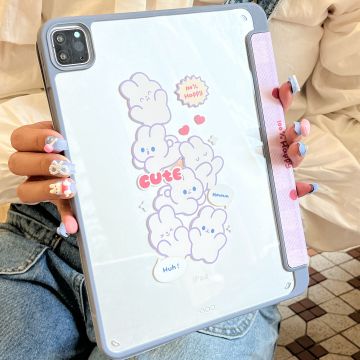 Bunny Friends Pattern iPad Case