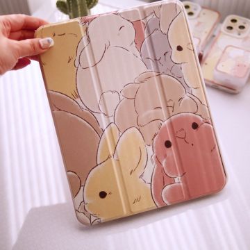 Cute Lovely Bunny Friends iPad Case