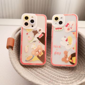 Lovely Animal Friends Dessert iPhone Case