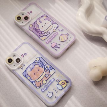 Bunny Teddy Sea Exploration iPhone Case