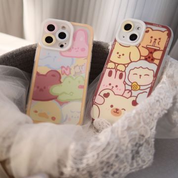 Cute Animal Friends iPhone Case