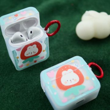 Lucky Lovely Bunny Strawberry Airpods Case