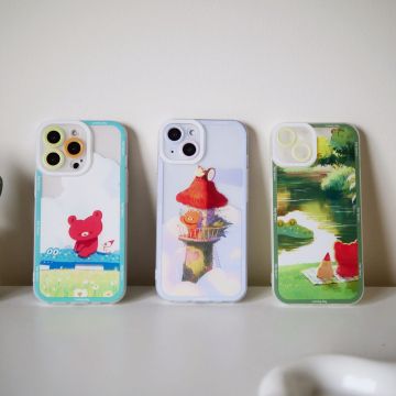 Animal Friends Picnic iPhone Case