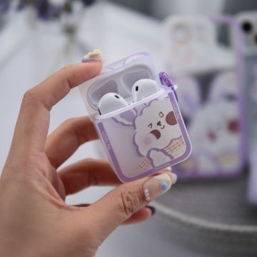 Cute Bunny Cherry Partten Airpods Case