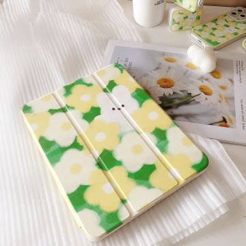 Pastel Bunny Flower Pattern iPad Case