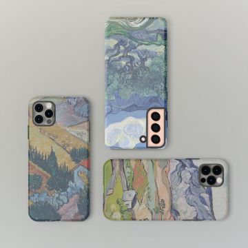 Landscape with House and Ploughman Art Van Gogh Phone Case