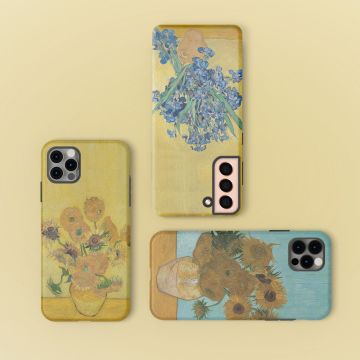 Still Life - Vase with Fifteen Sunflowers Art Van Gogh Phone Case